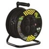 Emos P084253 Outdoor extension cable on drum 25 m / 4 pcs. / juodas / rubber-neoprene / 230V / 2.5 mm2