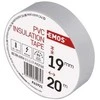 Izoliacinė juosta PVC 19mmx013mmx20m balta F61921, EMOS