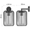 EMOS SALVIA 1554000000 Garden Wall Light