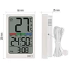 EMOS Skaitmeninis termometras with Hygrometer, Wired Sensor, Alarm Clock E0558P