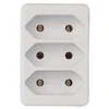 3-vietis skirstytuvas el.lizdui Emos 250V/25A baltas