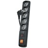 Emos Surge protector - 5 sockets, 1,5m, juodas