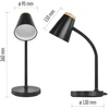 EMOS TARA LED Table Lamp, Juodas