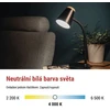 EMOS TARA lampa stołowa LED 4,5 W juoda