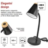 EMOS TARA LED Table Lamp, Juodas