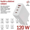 Emos Universal USB adapter GaN to PD 120 W max.