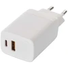 Emos Universalus USB-C ir USB-A sieninis įkroviklis GaN PD 45 W maks.
