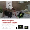 Emos Universalus USB-C ir USB-A sieninis įkroviklis GaN PD 45 W maks.