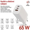 Emos Universal USB adapter GaN to PD 65 W max.