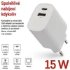 Emos Universal USB to mains adapter BASIC 15 W max.