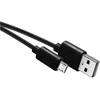 Emos USB-A 2.0 / microUSB 2.0 charging/data cable, 2m, juodas