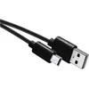 Emos USB-A 2.0 / mini USB-B 2.0 charging/data cable, 2m, juodas