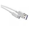 Emos USB-A 2.0 / USB-C 2.0 charging/data cable, 1.5 m, baltas