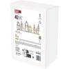 Emos Wooden LED decoration - village, 60 cm, 2x AA, warm baltas, timer