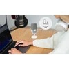 ENDORFY Solum Voice S Onyx Streaming baltas kondensatorinis mikrofonas |USB