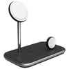 Epico 3in1 Wireless Charger Made for MagSafe su adapteriu - Juodas