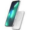Epico 5000mAh aliuminio powerbank su MagSafe tvirtinimo atrama - sidabrinis