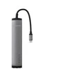 Epico 6in1 Slim Hub 8K su USB-C jungtimi - pilkas kosminis