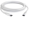 Epico Braided PD Cable 2m USB-C į USB-C - Baltas