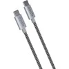 Epico Braided USB-C to USB-C Cable 1.2m - Kosminė pilka