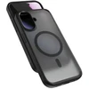 Dėklas Epico HeroMatte Pro Mag+ Case | iPhone 17 | juodas | Qi2 &amp; MagSafe compatible | full circle + lanyard holes