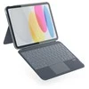EPICO klaviatūra su dėklu Apple iPad iPad Pro 11" (2018/2020/2021/2022)/iPad AIR 10,9"/10,9" M1 - ČEKIJA - pilkas