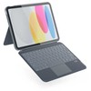 EPICO Keyboard with case for Apple iPad 10,2" - Juodas/pilkas