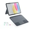 EPICO klaviatūra su dėklu Apple iPad iPad Pro 11" (2018/2020/2021/2022)/iPad AIR 10,9"/10,9" M1 - ČEKIJA - pilkas