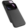„Epico Leather Pro Mag+“ dėklas, skirtas „iPhone 17 Pro Max“, suderinamas su „Qi2“ ir „MagSafe“, juodas