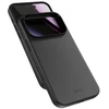 „Epico Leather Pro Mag+“ dėklas, skirtas „iPhone 17 Pro“, suderinamas su „Qi2“ ir „MagSafe“, juodas