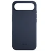 „Epico Leather Pro Mag+“ dėklas, skirtas „iPhone Air“, suderinamam su „Qi2“ ir „MagSafe“, mėlynas