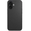 Dėklas Epico Mag+ Hybrid Carbon Case iPhone 16 Plus - Juodas