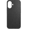 Dėklas Epico Mag+ Hybrid Carbon Case iPhone 16 Plus - Juodas