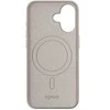 Dėklas Epico Mag+ Pro silikoninis apsauginis dangtelis su MagSafe, skirtas Apple iPhone 16 smėlio spalvos