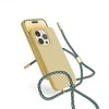 Dėklas EPICO silicone cover with lanyard for iPhone 13 / 14 (6.1") - sand