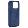 EPICO SILIKONINIS MAGNETINIS - SUDERINAMAS SU MAGSAFE DĖKLAS iPhone 14 Pro - mėlynas