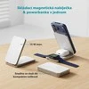 Epico EF50 UltraBase 4in1 Bezdrátová nabiječka s Powerbankou bílá