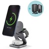 Epico UltraBase Qi2 25W 3in1 Fold Metal Mag+ Wireless Charging Stand EF60 | Kosminė pilka