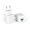 „Epico UltraBoost EA20“ 20 W GaN greitasis įkroviklis iš tinklo – baltas