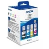 Epson 112 EcoTank 4 spalvų sudėtinis paketas | Rašalo talpykla | Juodas, Cyan, Geltona, Magenta