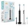 Dantų šepetėlis ETA Set of Electric Toothbrushes | ETA270990000 Sonetic | Įkraunamas | Suaugusiems | Šepetėlių skaičius galvutės įeina 4 | Number of teeth brushing modes 5 | Juodas/Baltas