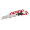 Euro Naradi „Breaking knife ALU, 18 mm, sidabrinis-raudonas, su mygtuku ar.“