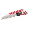 Euro Naradi Breaking knife ALU, 18 mm, sidabrinis-red, screw ar.