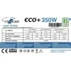 EUROCASE maitinimo šaltinis 350W Eco, 120mm, 85+ bronza