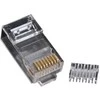 Masterlan UTP RJ45 connector, Cat.6, 8p8c, auksinis-plated, folded - wire