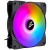 EVOLVEO 12FS ventiliatorius 120mm, ARGB, juodas rėmas, vergas