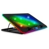 Podstawka chłodząca Evolveo Ania 9RGB, chłodząca podkładka pod laptop, 6x ventilátor, RGB pašvietimas wentylatorów i obwodu