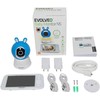 „EVOLVEO Baby Monitorius N5“, vaizdo kūdikių stebėjimo rinkinys su 360° stebėjimu, dvipusiu ryšiu ir lopšinėmis, mėlynas