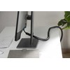 EVOLVEO CableHold, organizér kabelů, 2,5 m x 2 cm, samosvorný, černý