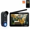 EVOLVEO DoorPhone W7, namų belaidžio vaizdo domofono rinkinys su WiFi juodu monitoriumi